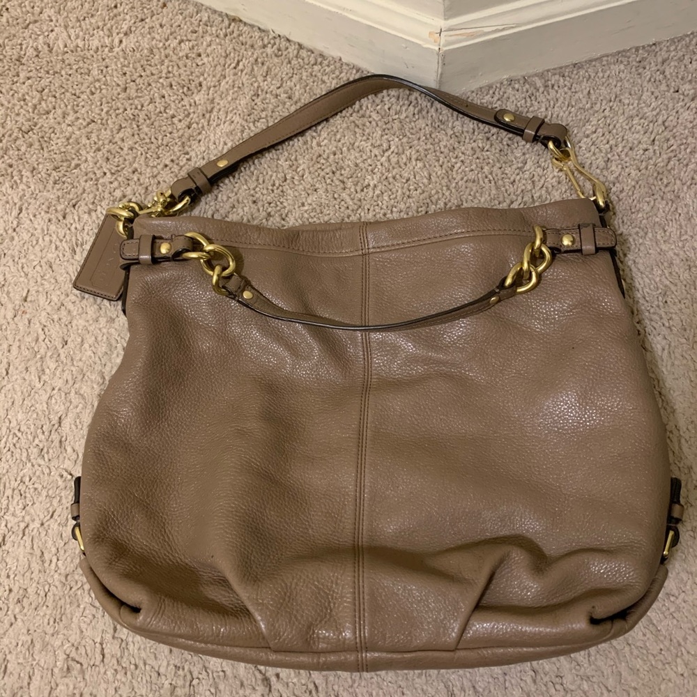 Tan leather Coach Bag